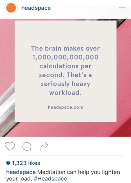 headspace-instagram-stat