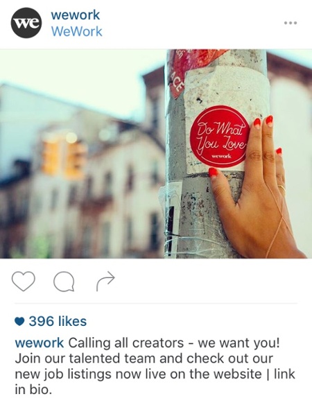 we-work-instagram-hiring